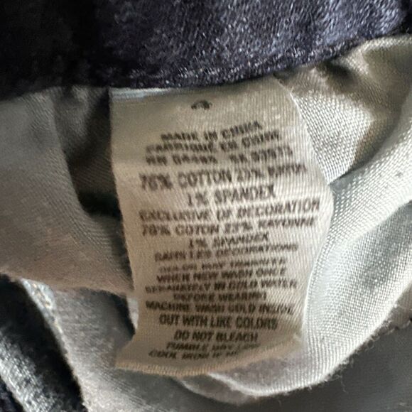 American Eagle Women's‎ 4 Jean Shorts Dark Wash Denim Stretch 5 Pocket - Picture 4 of 10